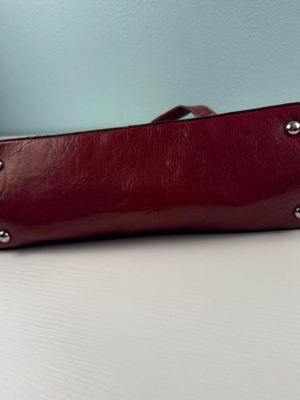 Fossil Sedona Dark Cognac Red Leather Saddle Shoulder Bag - Picture 6 of 8